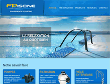 Tablet Screenshot of fpiscine.com